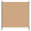 vidaXL 4-paneles szoba elválasztó Bézs 525 x 180 cm Szövet