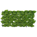 vidaXL Erkély képernyő levelekkel Zöld és Sárga 200 x 150 cm