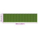 vidaXL Erkély képernyő levelekkel Zöld és Sárga 600 x 150 cm