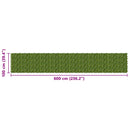 vidaXL Erkély képernyő levelekkel Zöld és Sárga 600 x 100 cm