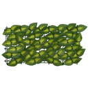 vidaXL Erkély képernyő levelekkel Zöld és Sárga 300 x 150 cm