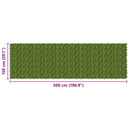 vidaXL Erkély képernyő levelekkel Zöld és Sárga 500 x 150 cm