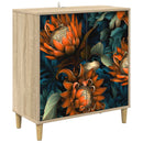 vidaXL Széf LOCHEM Sonoma 69 x 33 x 75 cm Szerelt Fa