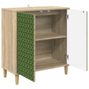 vidaXL Széf GELEEN Sonoma 69 x 33 x 75 cm Szerelt Fa