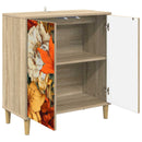 vidaXL Széf GENNEP Sonoma 69 x 33 x 75 cm Szerelt Fa