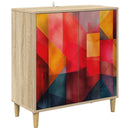 vidaXL Széf HEESCH Sonoma 69 x 33 x 75 cm Szerelt Fa