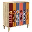 vidaXL Széf ESSEN Sonoma 69 x 33 x 75 cm Szerelt Fa