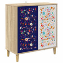 vidaXL Széf MAINZ Sonoma 69 x 33 x 75 cm Szerelt Fa