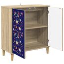vidaXL Széf MAINZ Sonoma 69 x 33 x 75 cm Szerelt Fa