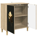 vidaXL Széf BREMEN Sonoma 69 x 33 x 75 cm Szerelt Fa
