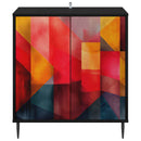 vidaXL Széf HEESCH Fekete Tölgy 69 x 33 x 76 cm Szerelt Fa