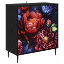 vidaXL Széf KIEL Fekete Tölgy 69 x 33 x 76 cm Szerelt Fa