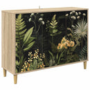 vidaXL Széf RHENEN Sonoma 102 x 33 x 75 cm Szerelt Fa
