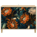 vidaXL Széf LOCHEM Sonoma 102 x 33 x 75 cm Szerelt Fa