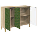 vidaXL Széf GELEEN Sonoma 102 x 33 x 75 cm Szerelt Fa
