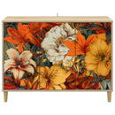 vidaXL Széf GENNEP Sonoma 102 x 33 x 75 cm Szerelt Fa