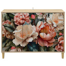 vidaXL Széf BORNE Sonoma 102 x 33 x 75 cm Szerelt Fa