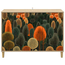 vidaXL Széf ZAANDAM Sonoma 102 x 33 x 75 cm Szerelt Fa