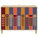 vidaXL Széf ESSEN Sonoma 102 x 33 x 75 cm Szerelt Fa