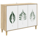 vidaXL Széf HANAU Sonoma 102 x 33 x 75 cm Szerelt Fa