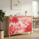 vidaXL Széf AACHEN Sonoma 102 x 33 x 75 cm Szerelt Fa