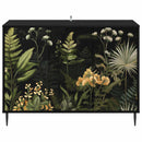 vidaXL Széf RHENEN Fekete Tölgy 102 x 33 x 76 cm Szerelt Fa
