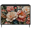 vidaXL Széf BORNE Fekete Tölgy 102 x 33 x 76 cm Szerelt Fa