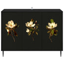 vidaXL Széf BREMEN Fekete Tölgy 102 x 33 x 76 cm Szerelt Fa