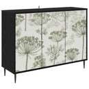 vidaXL Széf GOTHA Fekete Tölgy 102 x 33 x 76 cm Szerelt Fa