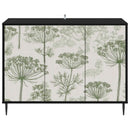 vidaXL Széf GOTHA Fekete Tölgy 102 x 33 x 76 cm Szerelt Fa
