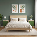 vidaXL Éjjeliszekrény GELEEN 2 db Sonoma Tölgy 36 x 33 x 50 cm