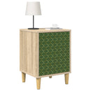vidaXL Éjjeliszekrény GELEEN 2 db Sonoma Tölgy 36 x 33 x 50 cm