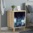 vidaXL Éjjeliszekrény RAALTE 2 db Sonoma Tölgy 36 x 33 x 50 cm