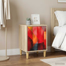 vidaXL Éjjeliszekrény HEESCH 2 db Sonoma Tölgy 36 x 33 x 50 cm