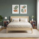 vidaXL Éjjeliszekrény OMMEN 2 db Sonoma Tölgy 36 x 33 x 50 cm