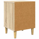 vidaXL Éjjeliszekrény BONN Sonoma Tölgy 36 x 33 x 50 cm Szerelt Fa
