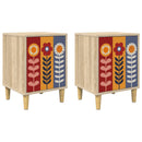 vidaXL Éjjeliszekrény ESSEN 2 db Sonoma Tölgy 36 x 33 x 50 cm