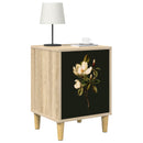 vidaXL Éjjeliszekrény BREMEN 2 db Sonoma Tölgy 36 x 33 x 50 cm