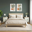 vidaXL Éjjeliszekrény GOTHA 2 db Sonoma Tölgy 36 x 33 x 50 cm