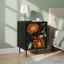 vidaXL Éjjeliszekrény LOCHEM 2 db Fekete Tölgy 36 x 33 x 51 cm