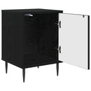 vidaXL Éjjeliszekrény GELEEN 2 db Fekete Tölgy 36 x 33 x 51 cm