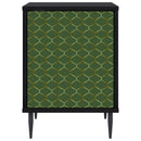 vidaXL Éjjeliszekrény GELEEN 2 db Fekete Tölgy 36 x 33 x 51 cm