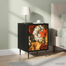 vidaXL Éjjeliszekrény GENNEP 2 db Fekete Tölgy 36 x 33 x 51 cm