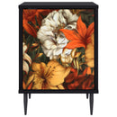 vidaXL Éjjeliszekrény GENNEP 2 db Fekete Tölgy 36 x 33 x 51 cm