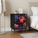vidaXL Éjjeliszekrény KIEL 2 db Fekete Tölgy 36 x 33 x 51 cm