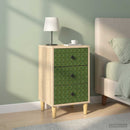vidaXL Éjjeliszekrény GELEEN 2 db Sonoma Tölgy 36 x 33 x 60 cm