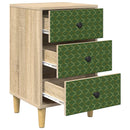 vidaXL Éjjeliszekrény GELEEN 2 db Sonoma Tölgy 36 x 33 x 60 cm
