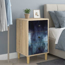 vidaXL Éjjeliszekrény RAALTE 2 db Sonoma Tölgy 36 x 33 x 60 cm