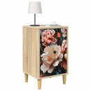 vidaXL Éjjeliszekrény BORNE 2 db Sonoma Tölgy 36 x 33 x 60 cm