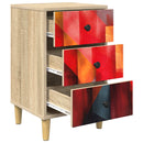 vidaXL Éjjeliszekrény HEESCH 2 db Sonoma Tölgy 36 x 33 x 60 cm